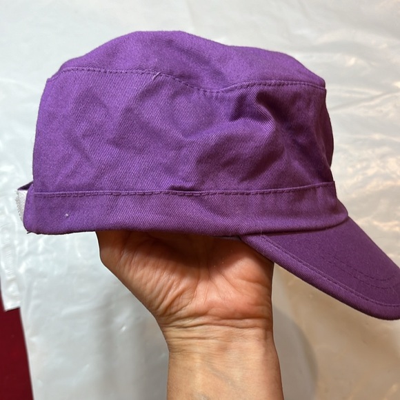 GIRL SCOUTS cap I LOVE Cookies PURPLE HAT adjustable I ❤️ Samoas canvas fits 8+ - Picture 4 of 10